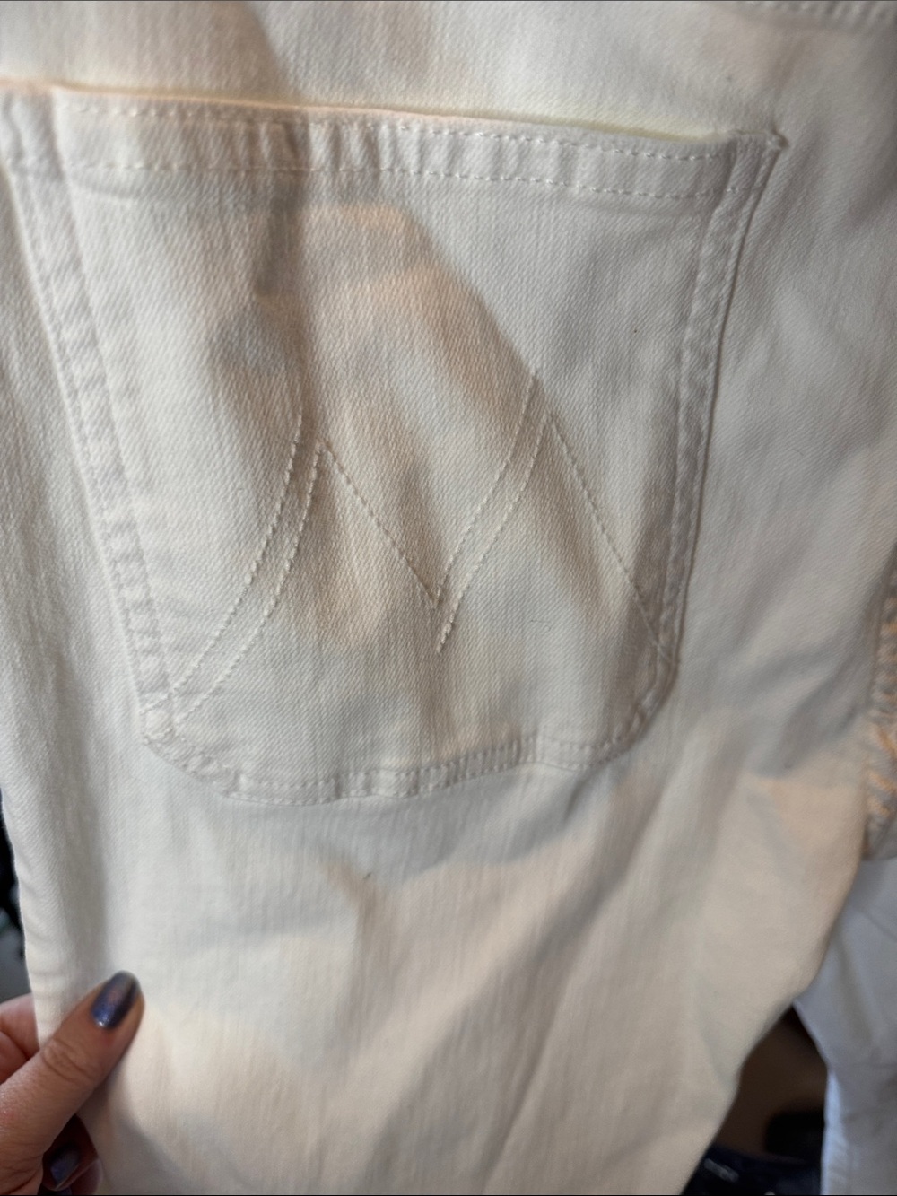 MOTHER High-Rise Cropped Jeans - Picture 5 of 6